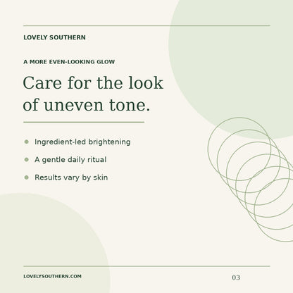 Lovely Southern ingredient and routine graphic